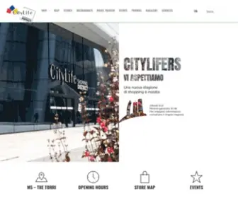 Citylifeshoppingdistrict.it(CityLife Shopping District) Screenshot