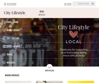 Citylifestyle.com(Your Destination for Local Living) Screenshot