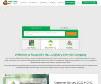 Citylinkexpress.com(City-Link Express Malaysia) Screenshot