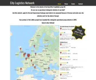 Citylogisticsnetwork.eu(City Logistics Network) Screenshot