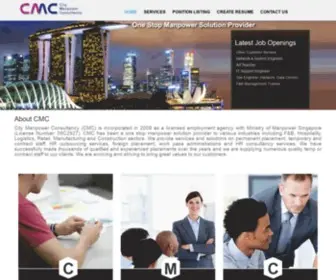 Citymanpower.com.sg(City Manpower Consultancy) Screenshot