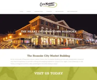 Citymarketbuilding.com(The Roanoke City Market Building) Screenshot