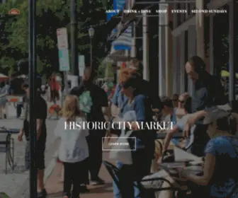 Citymarketraleigh.com(Historic City Market) Screenshot