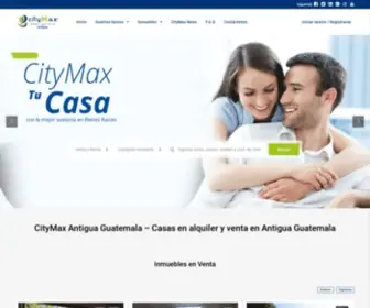 Citymax-ANT.com(Casas en Venta y Alquiler en Antigua Guatemala) Screenshot