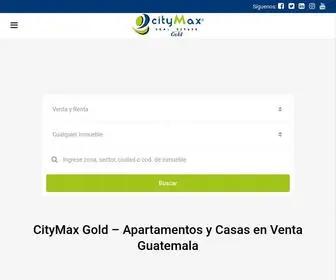 Citymax-Gold.com(Apartamentos y Casas en Venta Guatemala) Screenshot