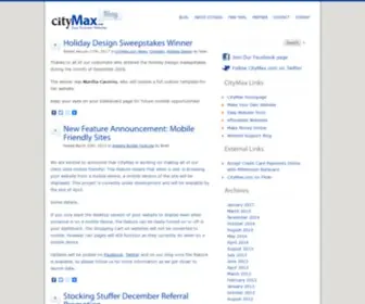 Citymaxblog.com(Small Business Website Builder Blog) Screenshot