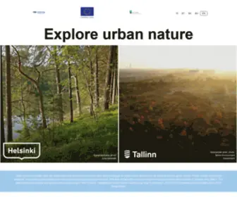 Citynature.eu(Front page) Screenshot