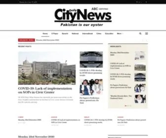 Citynews.com.pk(Newspaper from Karachi) Screenshot