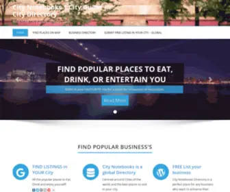 Citynotebooks.com(City Notebooks) Screenshot