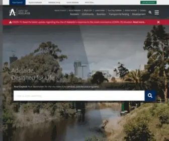 Cityofadelaide.com.au(City of Adelaide) Screenshot