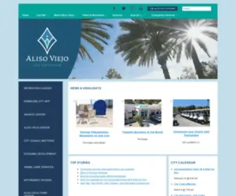 Cityofalisoviejo.com(Aliso Viejo) Screenshot