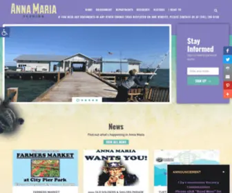 Cityofannamaria.com(Anna Maria) Screenshot