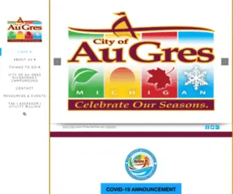 Cityofaugresmi.com(City of Au Gres) Screenshot