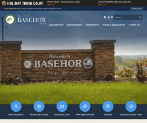 Cityofbasehor.org(Basehor, KS) Screenshot