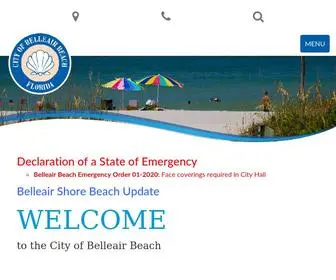 Cityofbelleairbeach.com(City of Belleair Beach) Screenshot