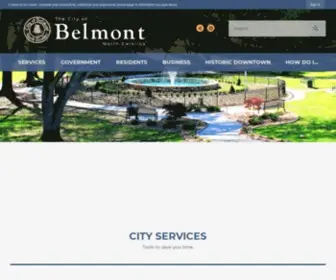 Cityofbelmont.org(City of Belmont) Screenshot