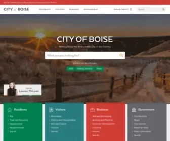 Cityofboise.org(City of Boise) Screenshot