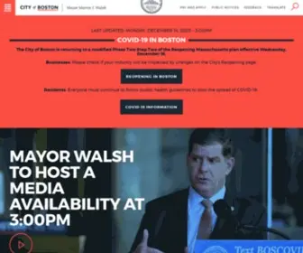 Cityofboston.gov(Homepage) Screenshot
