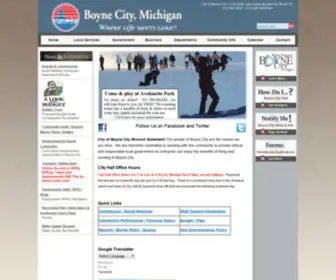 Cityofboynecity.com(The City of Boyne City) Screenshot