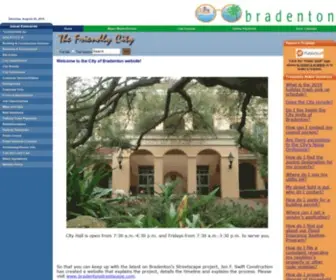Cityofbradenton.com(Bradenton, Florida) Screenshot