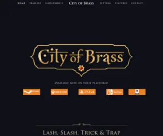 Cityofbrassgame.com(City of Brass Game) Screenshot