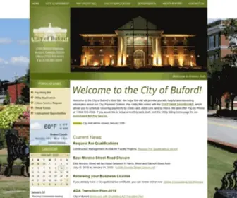 Cityofbuford.com(Buford, GA) Screenshot