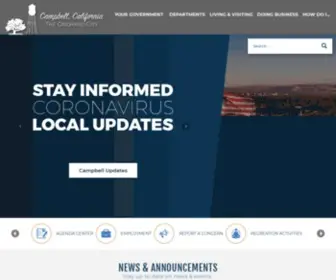 Cityofcampbell.com(Campbell, CA) Screenshot