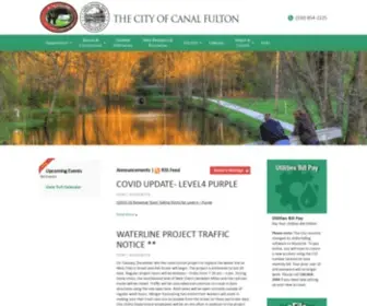 Cityofcanalfulton-OH.gov(The City of Canal Fulton) Screenshot