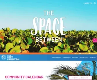 Cityofcapecanaveral.org(City of Cape Canaveral) Screenshot