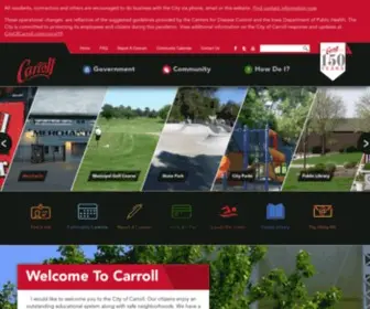 Cityofcarroll.com(City of Carroll) Screenshot