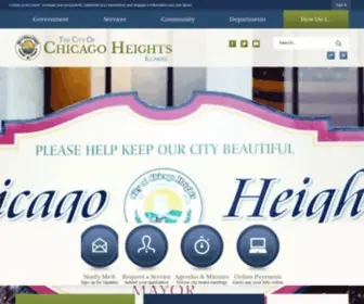 Cityofchicagoheights.org(Chicago Heights) Screenshot