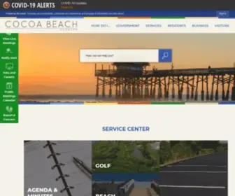 Cityofcocoabeach.com(Cocoa Beach) Screenshot