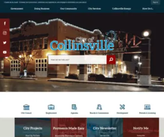 Cityofcollinsville.com(Collinsville, OK) Screenshot