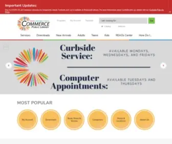 Cityofcommercepubliclibrary.org(City of Commerce Public Library) Screenshot