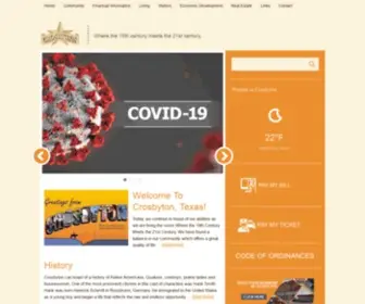 Cityofcrosbyton.org(Crosbyton Texas) Screenshot