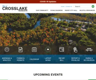 Cityofcrosslake.org(Crosslake, Minnesota) Screenshot