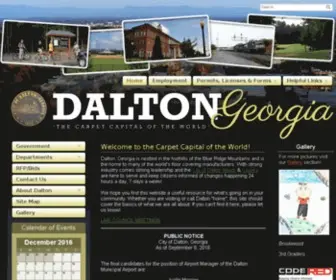 Cityofdalton-GA.gov(Dalton, GA) Screenshot