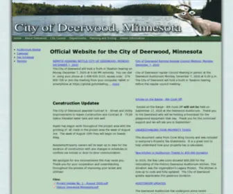 Cityofdeerwood.com(Official Website for the City of Deerwood Minnesota) Screenshot