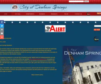 Cityofdenhamsprings.com(City of Denham Springs) Screenshot