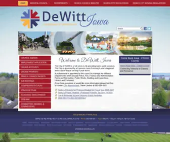 Cityofdewittiowa.org(DeWitt) Screenshot