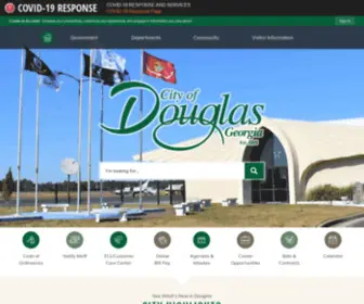 Cityofdouglasga.gov(Douglas, GA) Screenshot