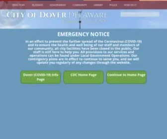 Cityofdover.com(City of Dover) Screenshot