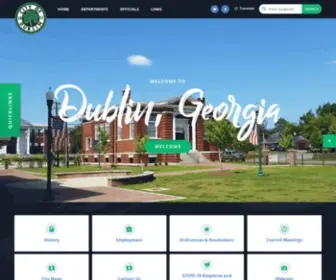 Cityofdublin.org(Dublin, GA) Screenshot