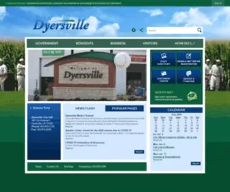 Cityofdyersville.com(Dyersville, IA) Screenshot