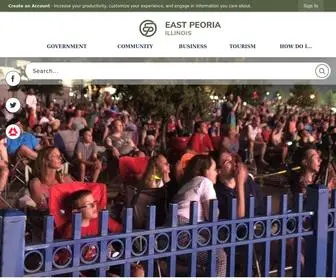 Cityofeastpeoria.com(East Peoria) Screenshot
