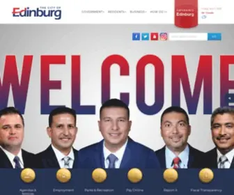 Cityofedinburg.com(Edinburg, TX) Screenshot