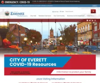 Cityofeverett.com(Everett, ma) Screenshot