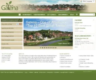 Cityofgalena.org(City of Galena) Screenshot