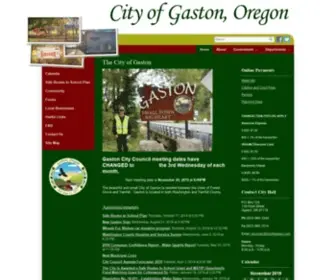 Cityofgaston.com(City) Screenshot