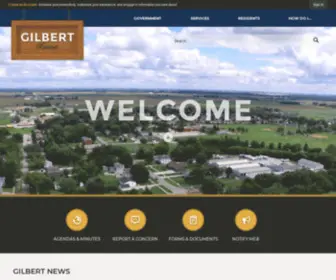 Cityofgilbertiowa.org(Gilbert, IA) Screenshot